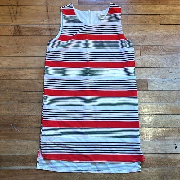 Sans Souci Women’s Red and White Striped Tank Top Shift Dress Size XS - Picture 1 of 6